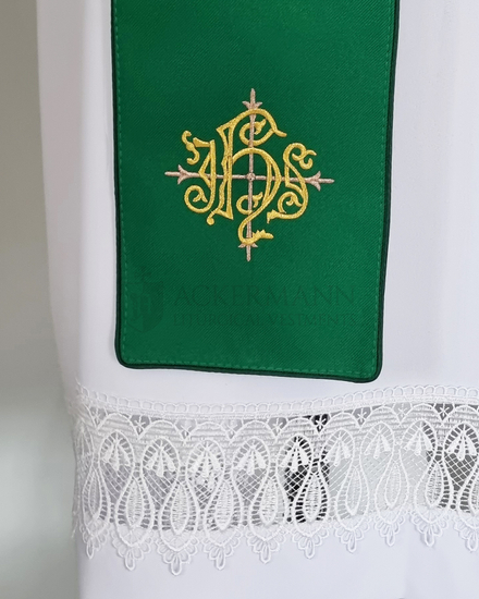 Gothic Dalmatic with embroidered IHS Cross