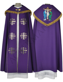 Gothic Cope Crucifixion model 009
